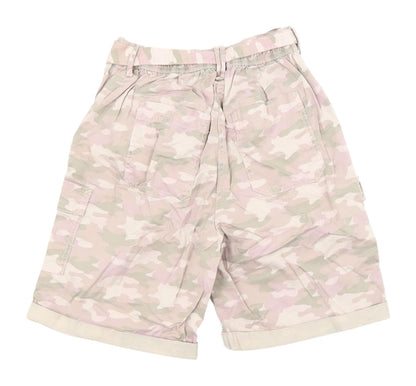 Marks & Spencer Women's Pink Camouflage Cargo Shorts Size 6