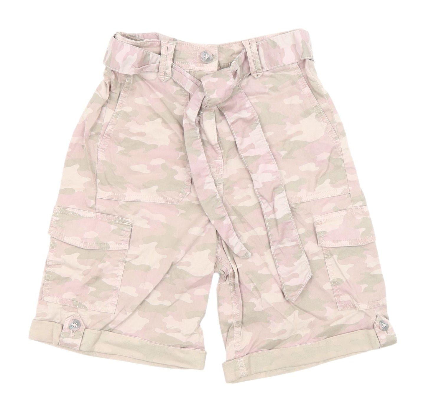 Marks & Spencer Women's Camouflage Cargo Shorts Size 6