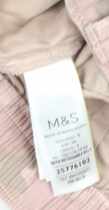 Marks & Spencer Women's Camouflage Cargo Shorts Size 6