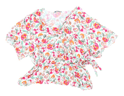 Womens UK Size 24 Marks and Spencer Multicoloured Wrap Blouse