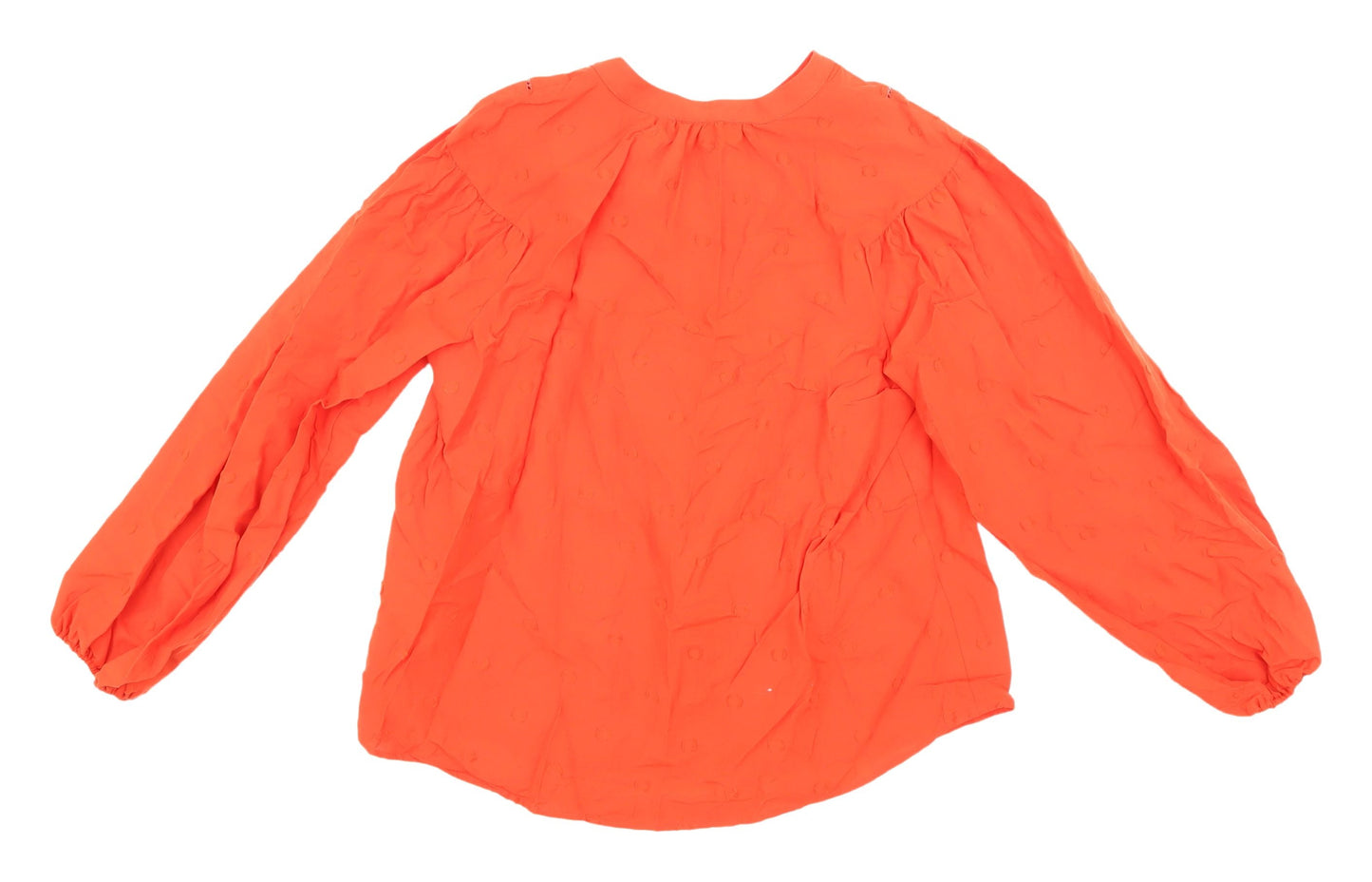 Womens UK Size 8 Marks and Spencer Orange Basic Blouse