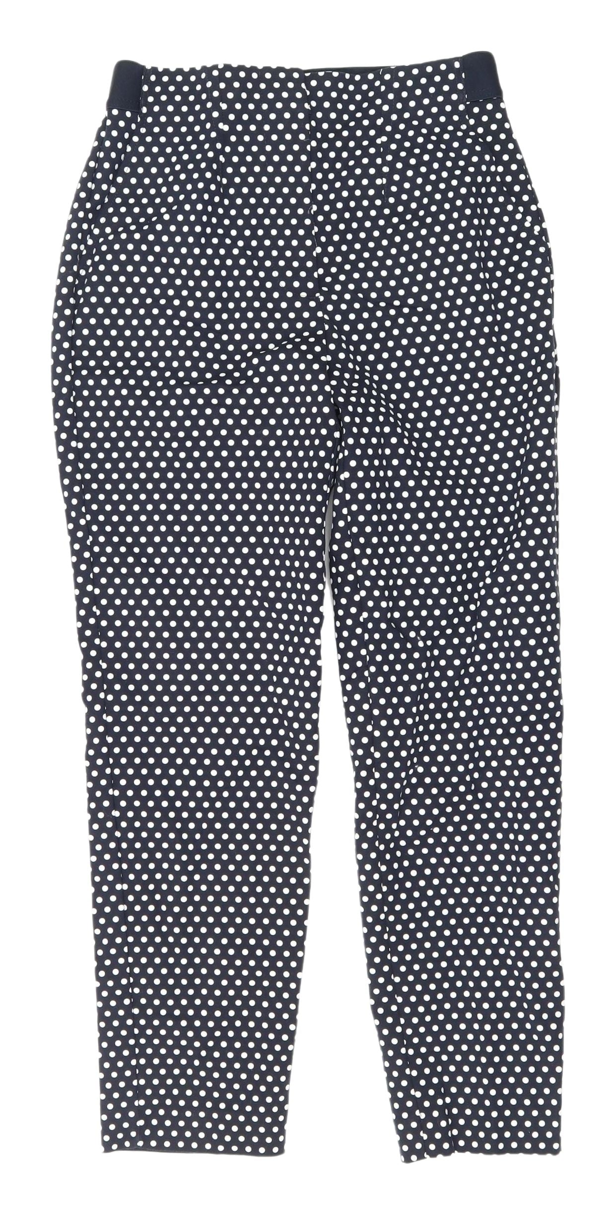 Womens UK Size 6 Marks and Spencer Slim Fit Dress Pants Blue Trousers