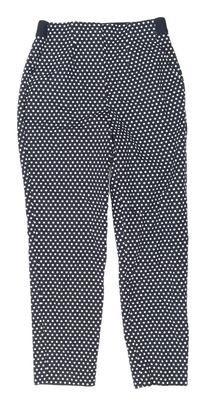 Womens UK Size 6 Marks and Spencer Slim Fit Dress Pants Blue Trousers