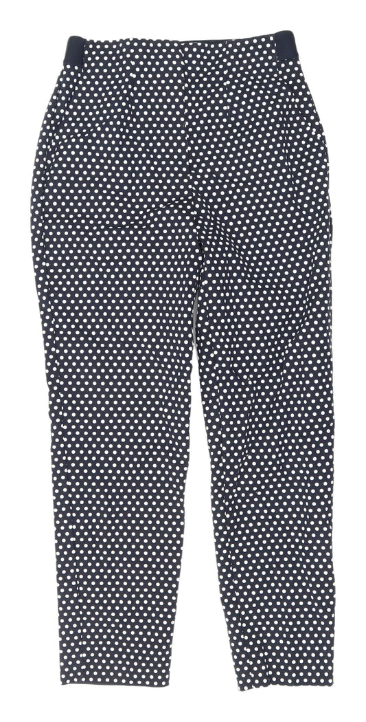 Womens UK Size 6 Marks and Spencer Slim Fit Dress Pants Blue Trousers