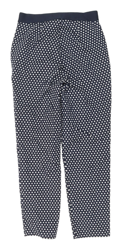 Womens UK Size 6 Marks and Spencer Slim Fit Dress Pants Blue Trousers