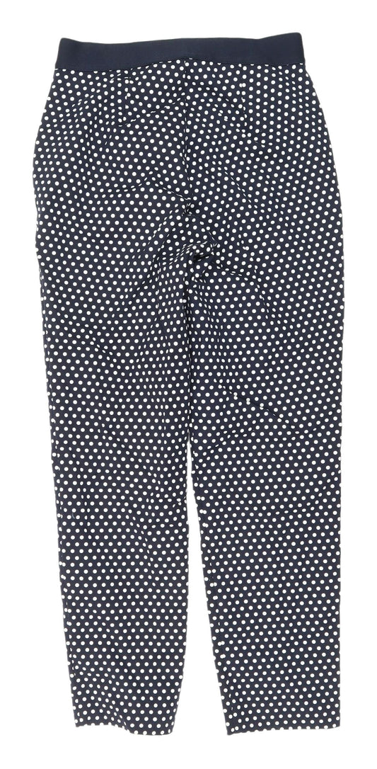 Womens UK Size 6 Marks and Spencer Slim Fit Dress Pants Blue Trousers