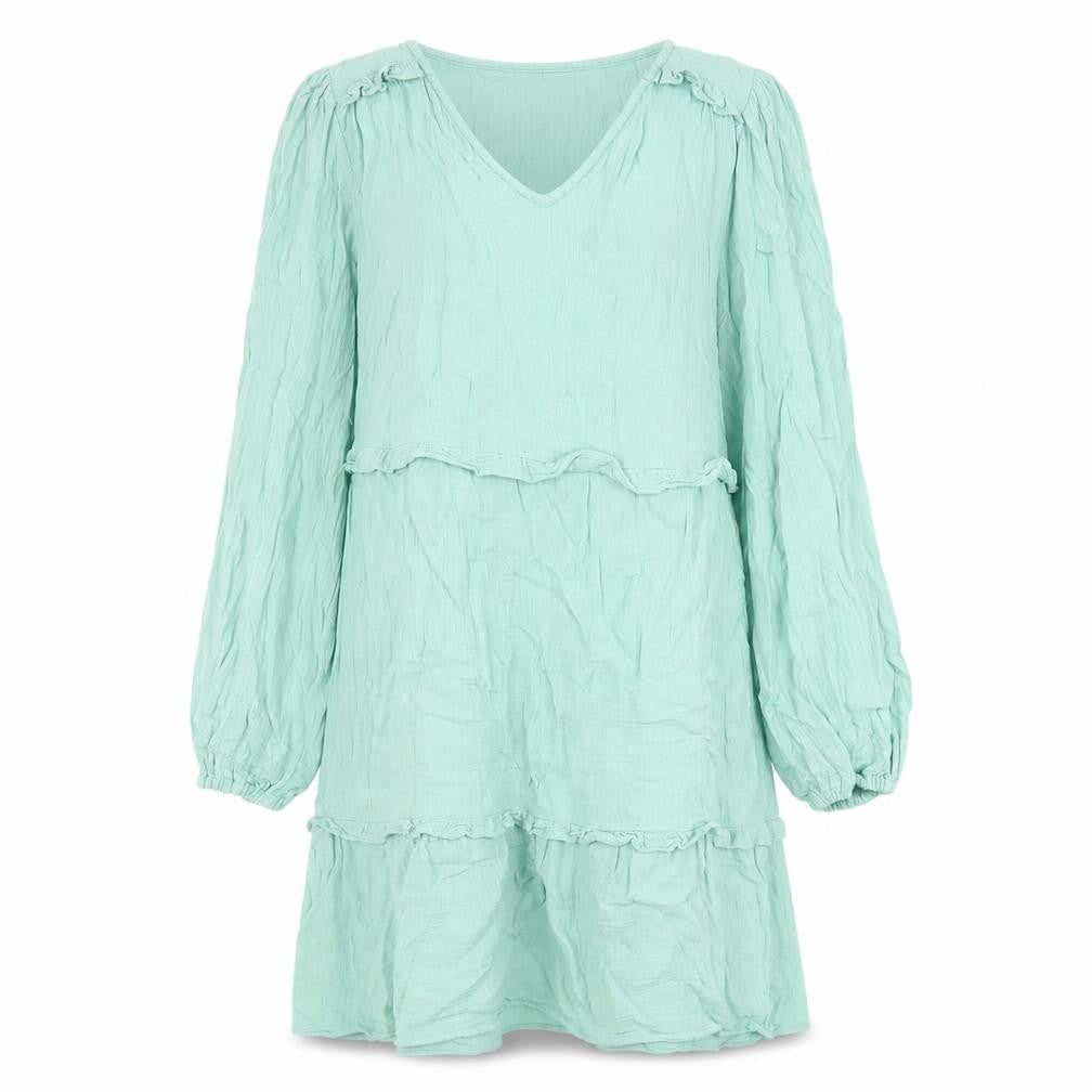 Marks and Spencer Green Shift Dress - Size 8