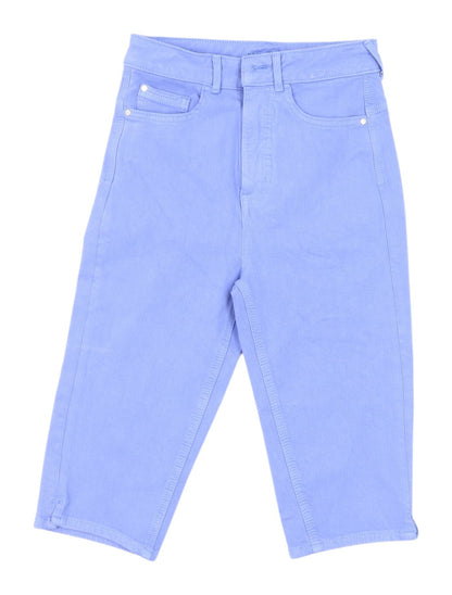 Marks & Spencer Women's Blue Chino Shorts Size 6