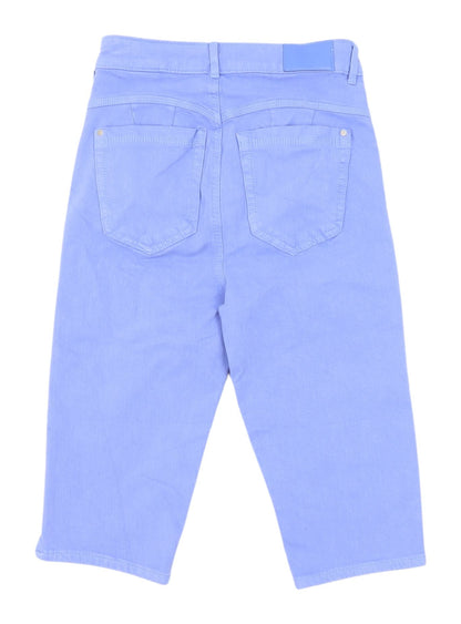 Marks & Spencer Women's Blue Chino Shorts Size 6