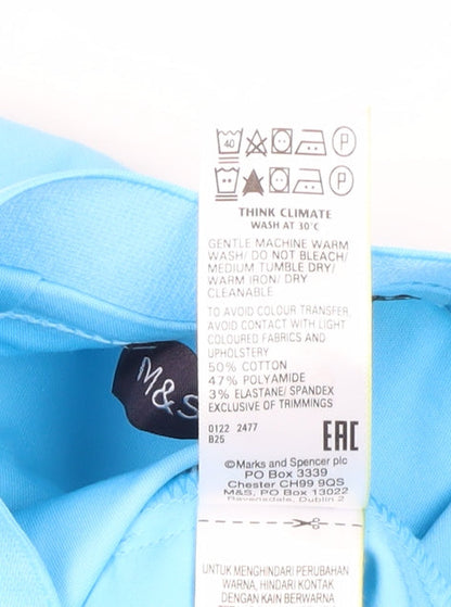 Womens UK Size 6 Marks and Spencer  Dress Pants Blue Trousers