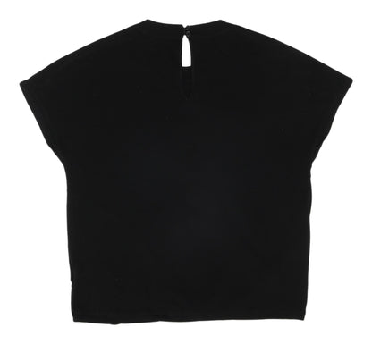 Womens UK Size 14 NEXT Black Basic Blouse