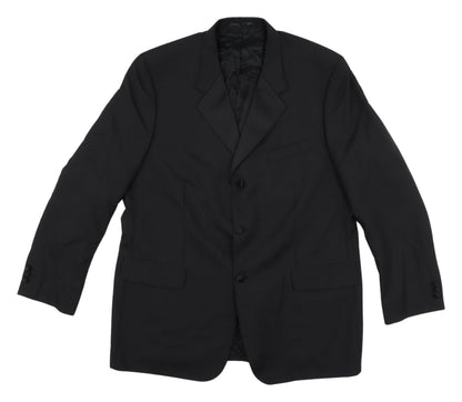 Mens UK Size L Scott & Taylor Regular Black Suit