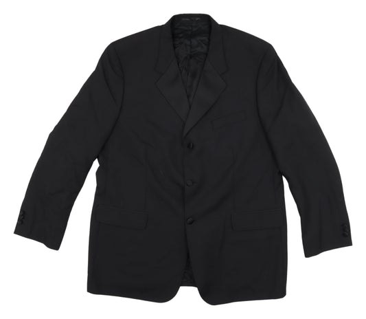 Mens UK Size L Scott & Taylor Regular Black Suit