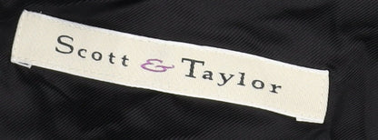 Mens UK Size L Scott & Taylor Regular Black Suit