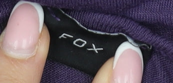 Womens UK Size M Fox Purple  Blouse