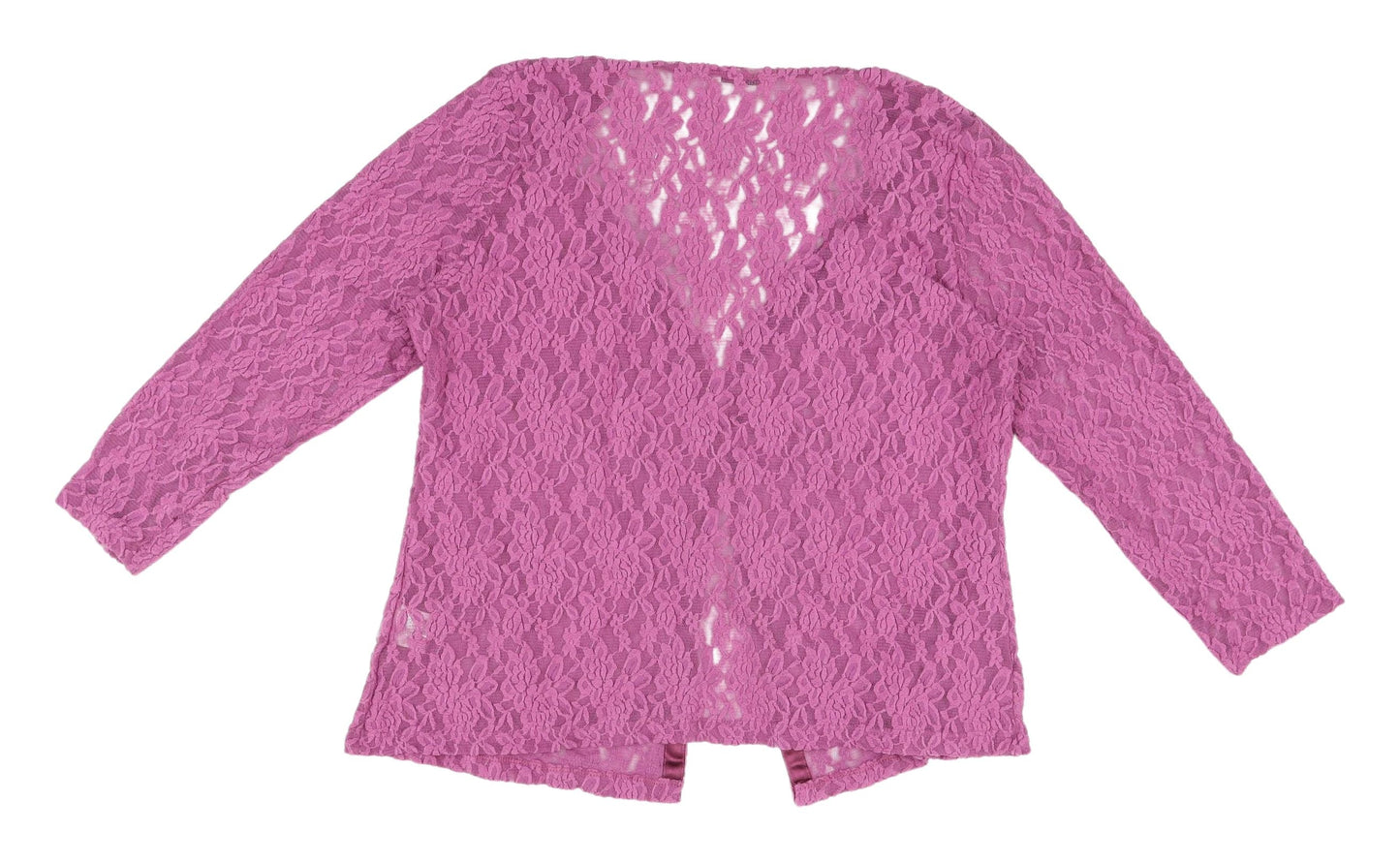 Artigiano Women's Pink Lace Cardigan Size 16