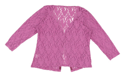 Artigiano Women's Pink Lace Cardigan Size 16