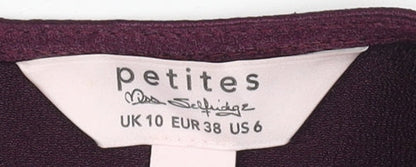 Miss Selfridge Purple Women's Blouse for Autumn