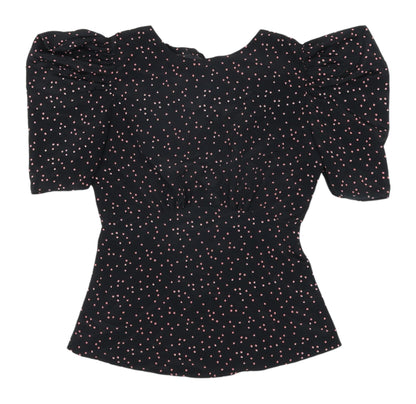 Womens UK Size 8 ASOS DESIGN Black  Blouse