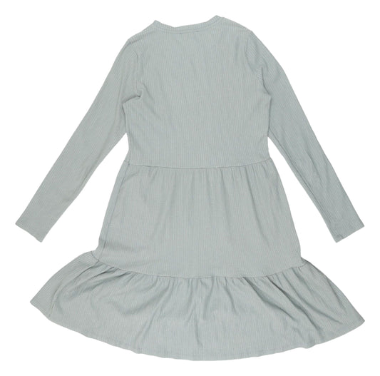 New Look Women's Green A-Line Knee Length Dress