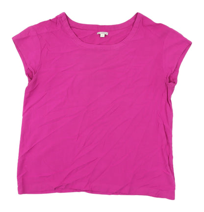 Womens UK Size M Gap Pink Basic T-Shirt