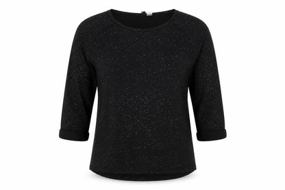 Womens UK Size S Divided Black Basic T-Shirt