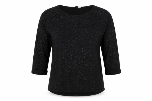 Womens UK Size S Divided Black Basic T-Shirt