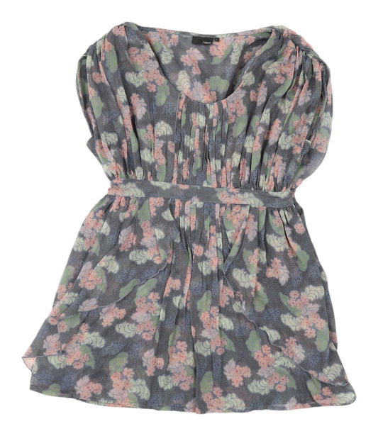 Next Women's Multicoloured Floral A-Line Dress