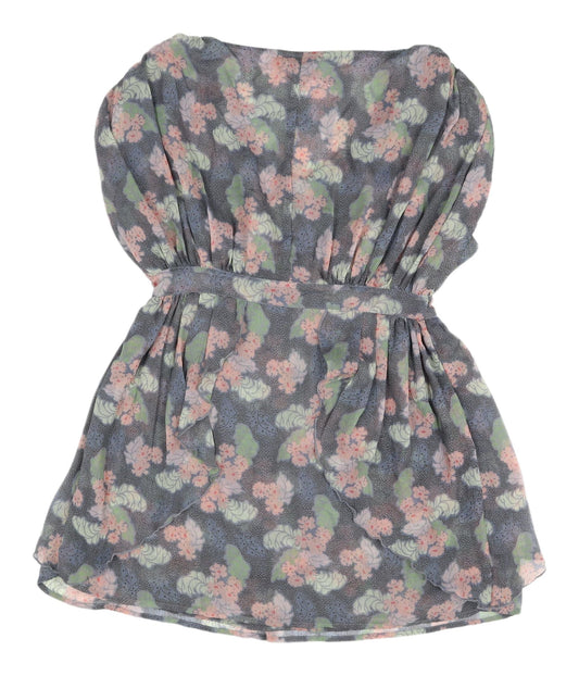 Next Women's Multicoloured Floral A-Line Dress