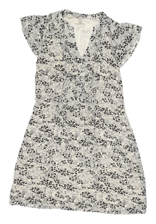 H&M Women's Multicoloured Short Shift Dress, Size 14