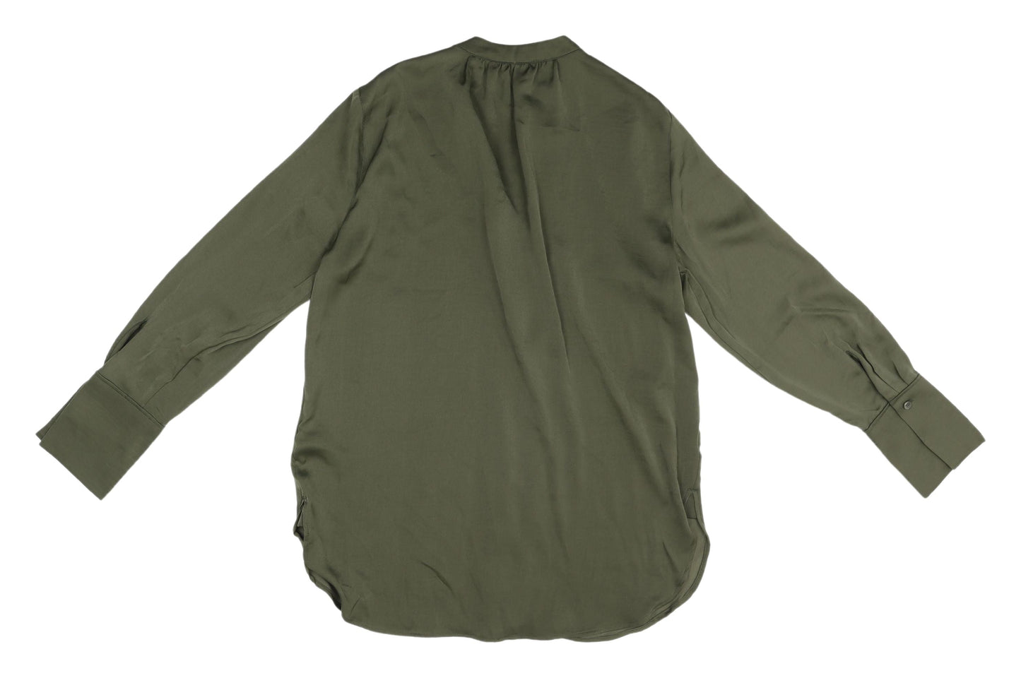Womens UK Size 6 Marks and Spencer Green Basic Blouse