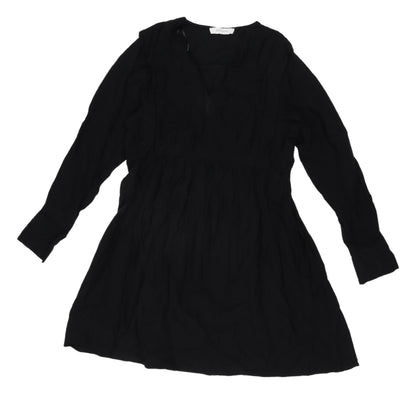 Promod Black Long Sleeve Dress Women Size 10