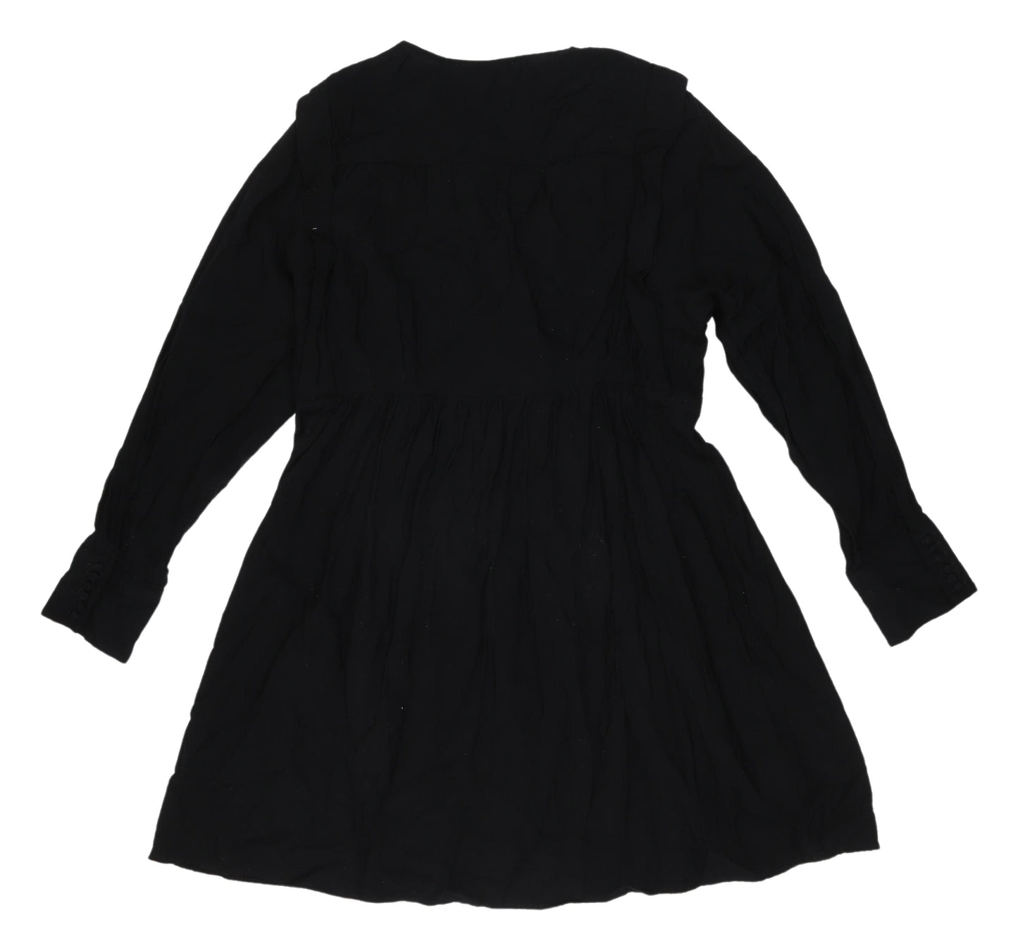 Promod Black Long Sleeve Dress Women Size 10