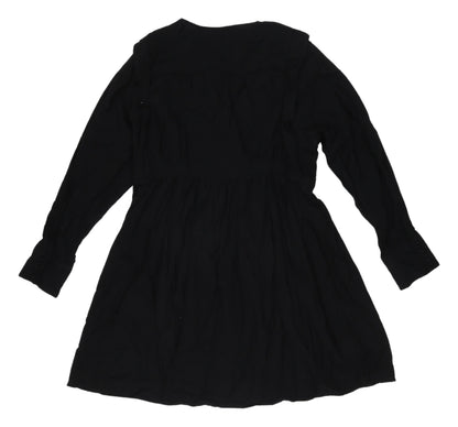 Promod Black Long Sleeve Dress Women Size 10