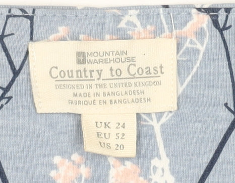 Mountain Warehouse Blue A-Line Dress UK 24