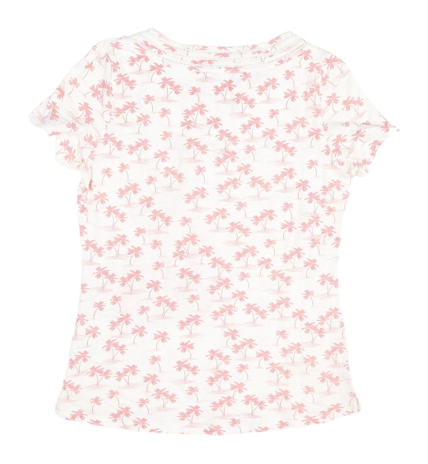 Womens UK Size 8 Marks and Spencer Pink Basic T-Shirt