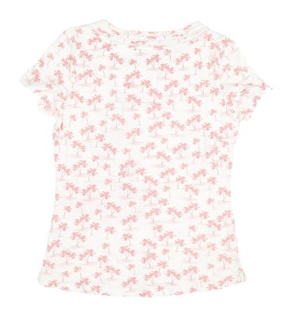 Womens UK Size 8 Marks and Spencer Pink Basic T-Shirt