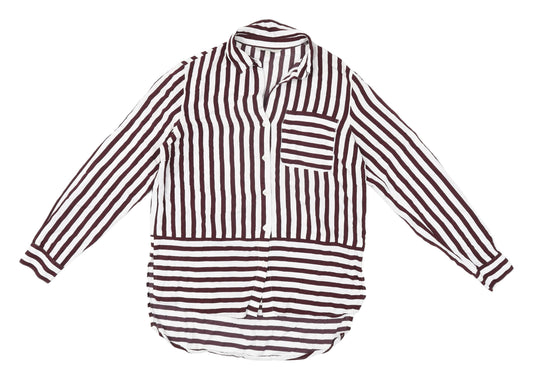 Womens UK Size 8 NEXT Multicoloured Basic Button-Up