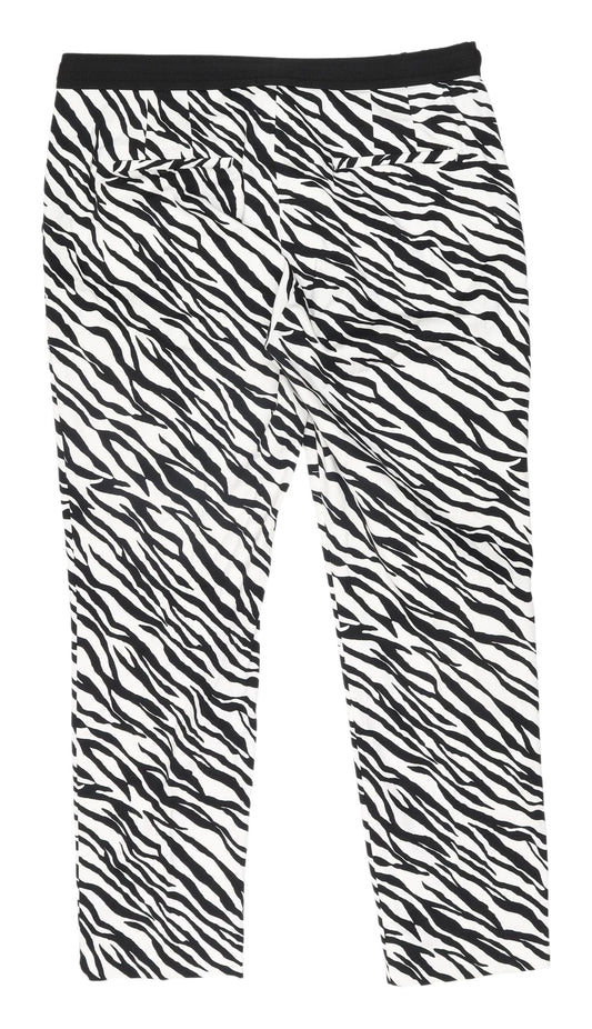 Womens UK Size XL Zara   Multicoloured Trousers