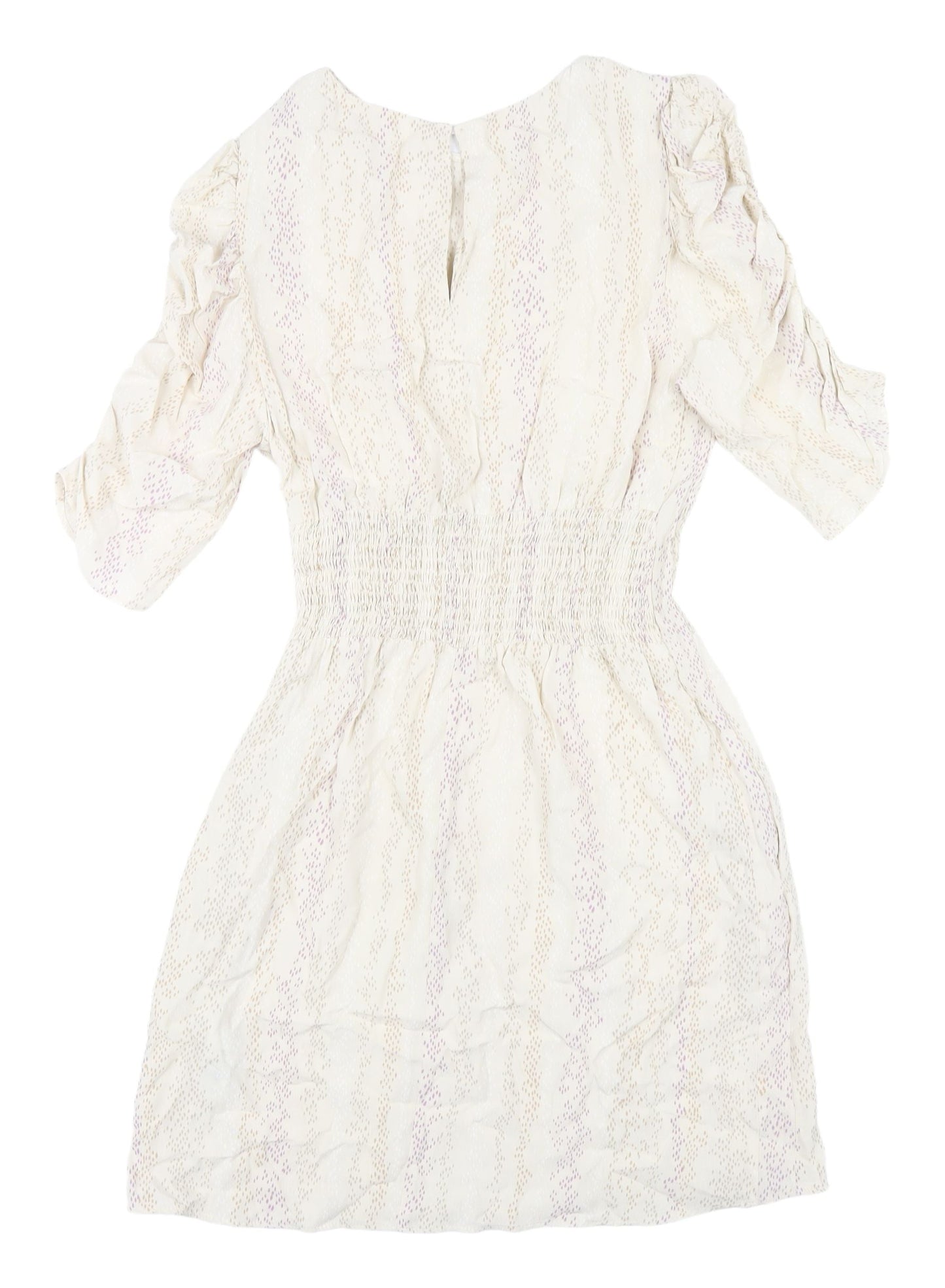 Marks and Spencer Beige A-Line Dress, Size 10, Women's