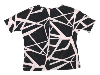 Womens UK Size 18 VIZ-A-VIZ Black Basic T-Shirt