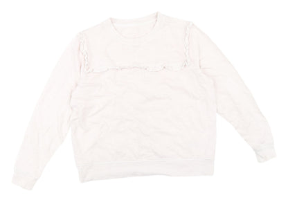 Womens UK Size 12 Marks and Spencer Pink Pullover Sweatshirt