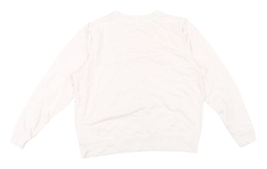 Womens UK Size 12 Marks and Spencer Pink Pullover Sweatshirt