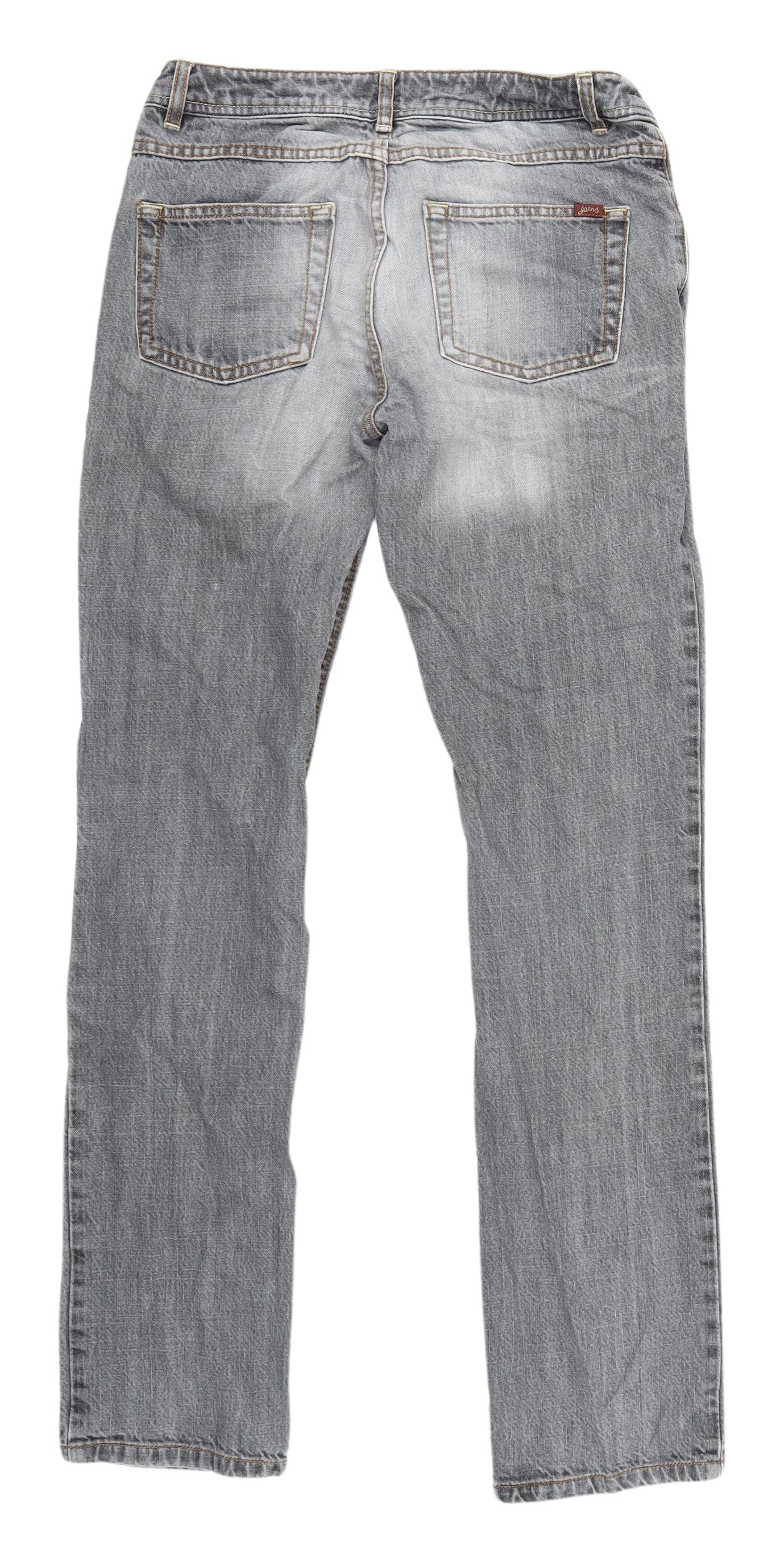 Oasis Women's Grey Straight Jeans - Size L