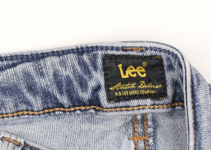 Lee Women's Blue Skinny High-Rise Jeans W30 L33