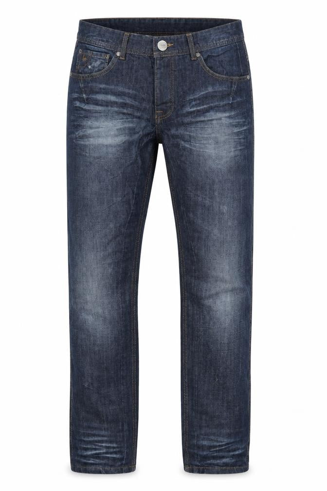 Inside Womens Blue Straight Jeans Size 16 Cotton