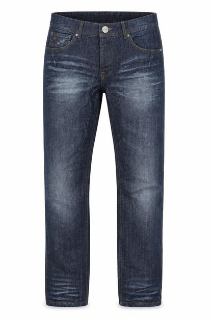 Inside Womens Blue Straight Jeans Size 16 Cotton