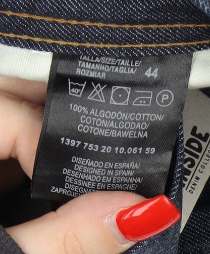 Inside Men's Blue Straight Jeans Size 16 Cotton