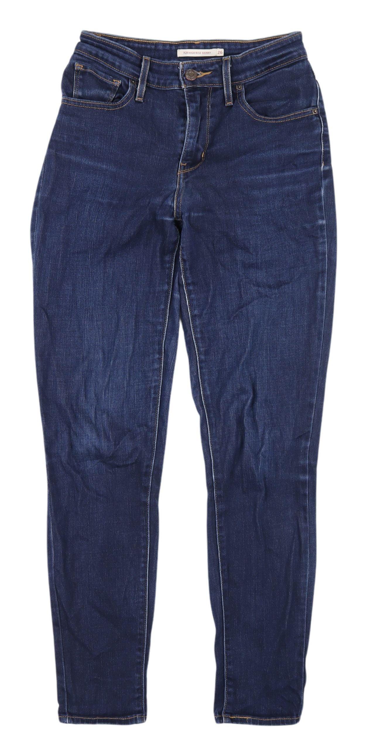 Levi's Women's Blue High Rise Skinny Jeans Size 26
