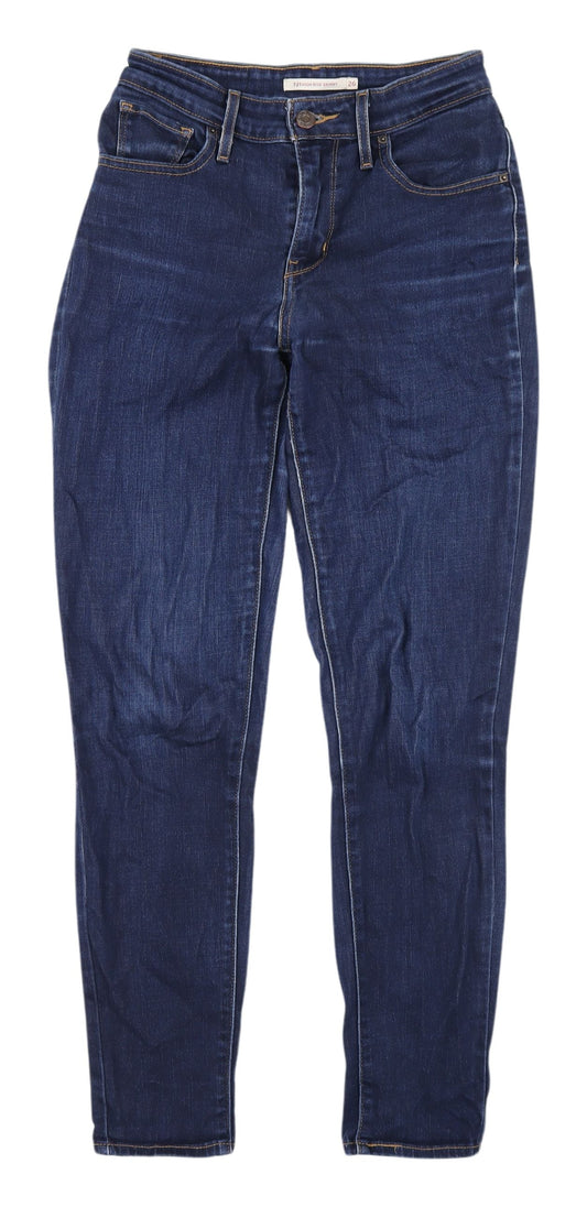 Levi's Women's Blue High Rise Skinny Jeans Size 26